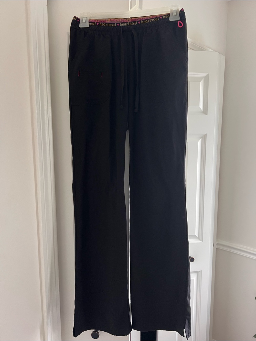 Heartsoul Women’s Black Drawstring Scrub Pants